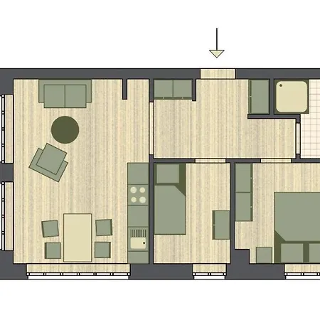 Apartment Ferienvillen Anna Duene Ferienvillen Anna Duene 3-07 Wangerooge
